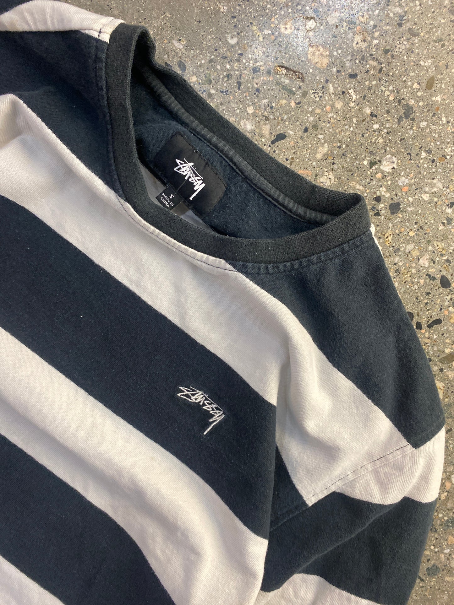 (S/M) Stussy Striped LS