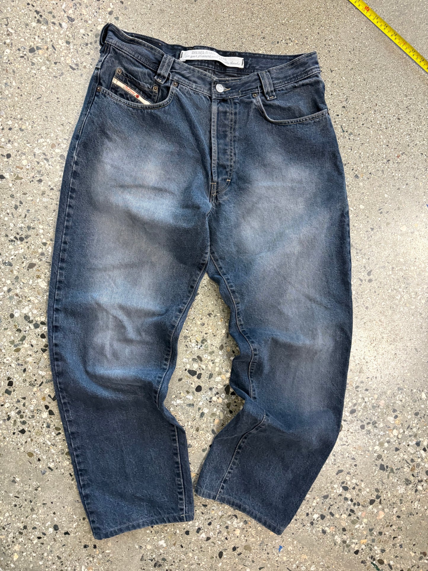 (34”) Diesel Enzyme Wash Denim