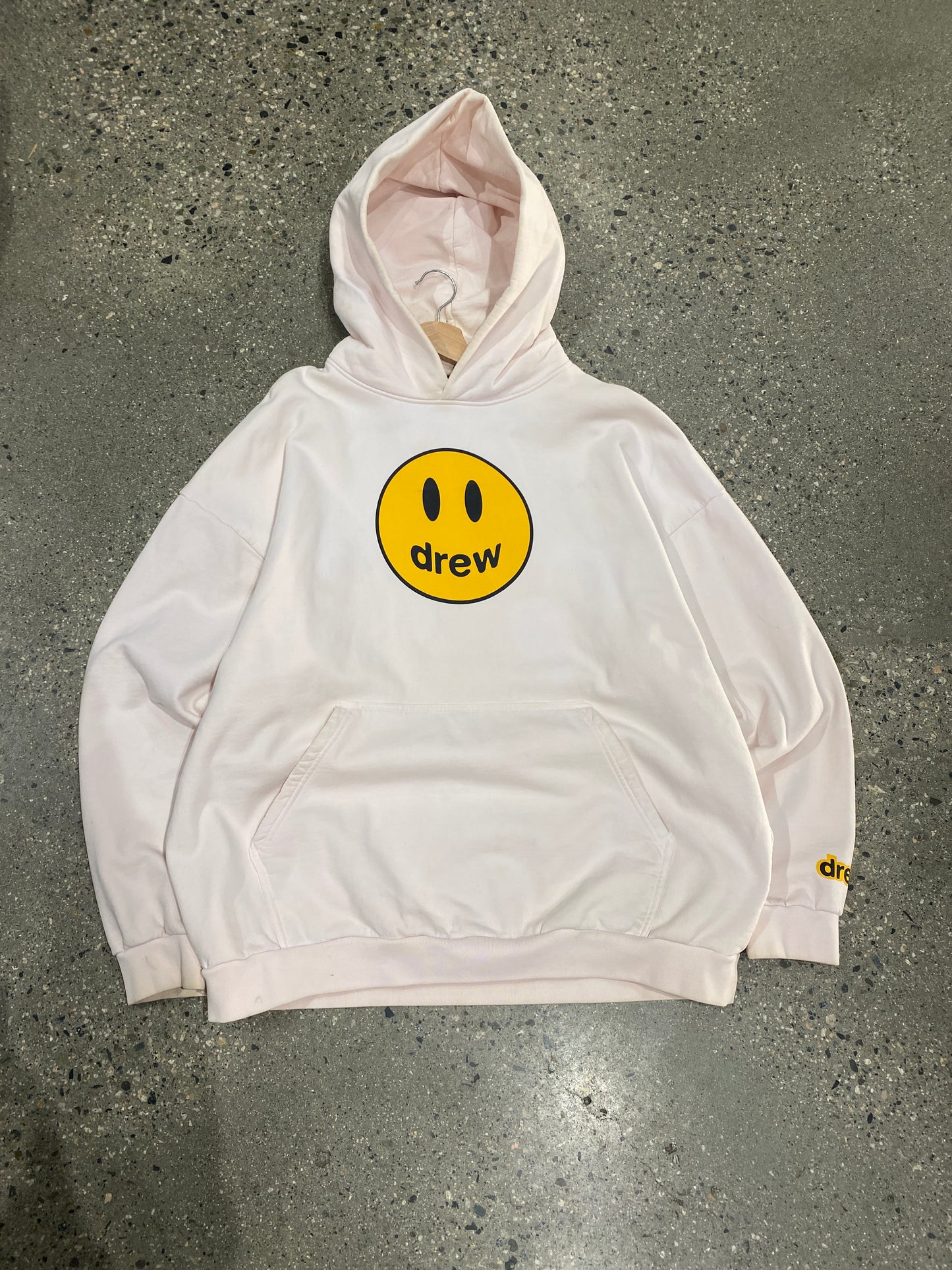 (2X) Pink Drew Hoodie ( as is )