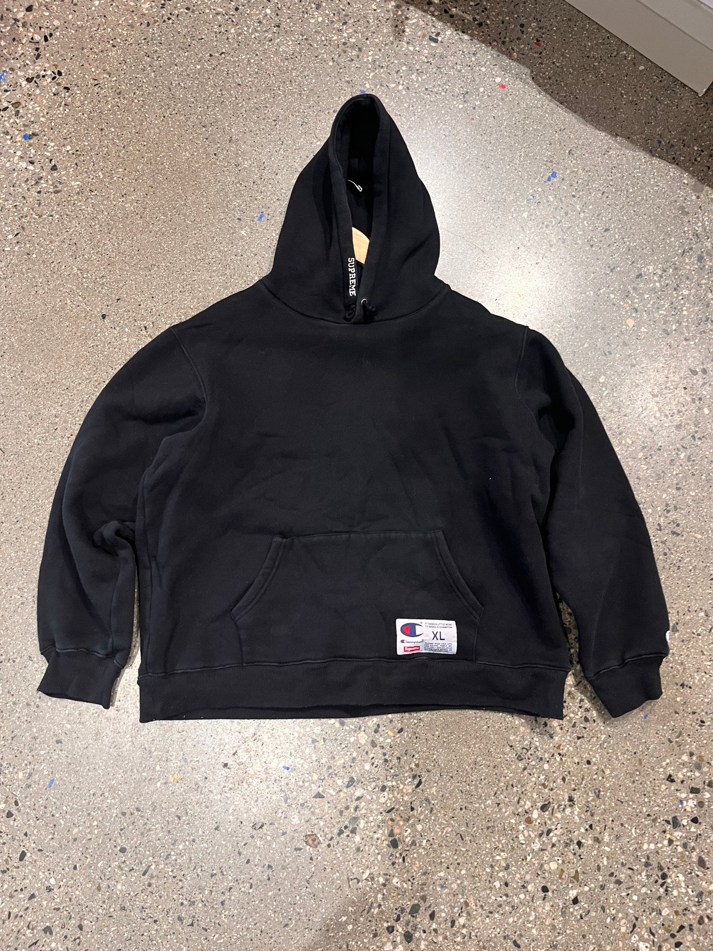 (XL) Champion x Supreme Hoodie