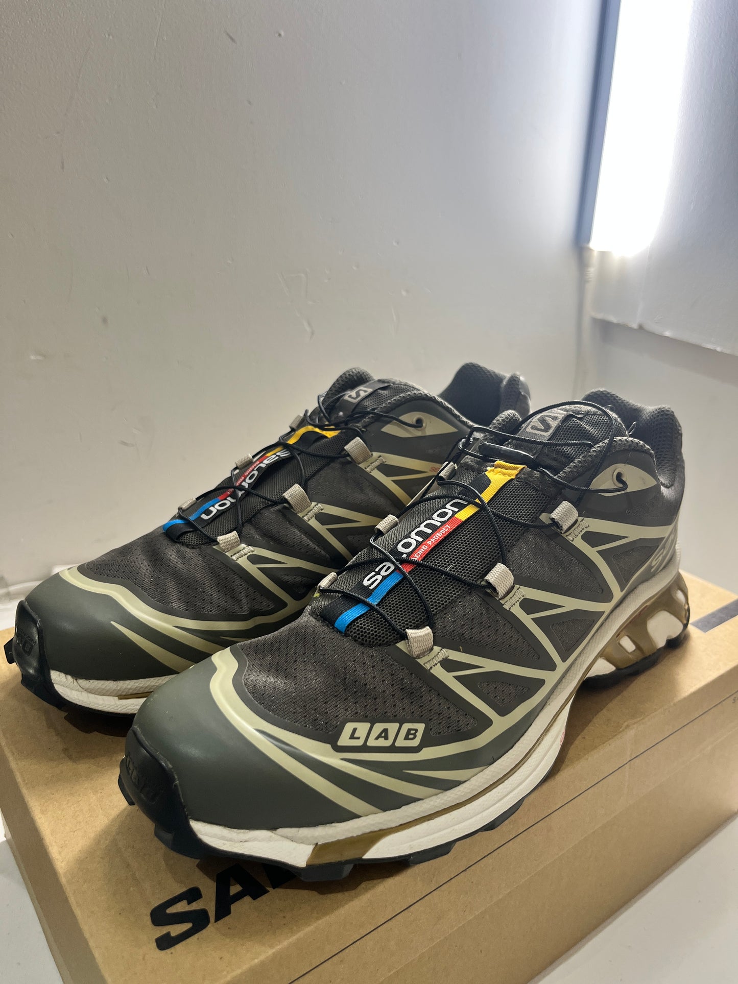 (Size 9US Men’s) Solomon XT6 Olive Green