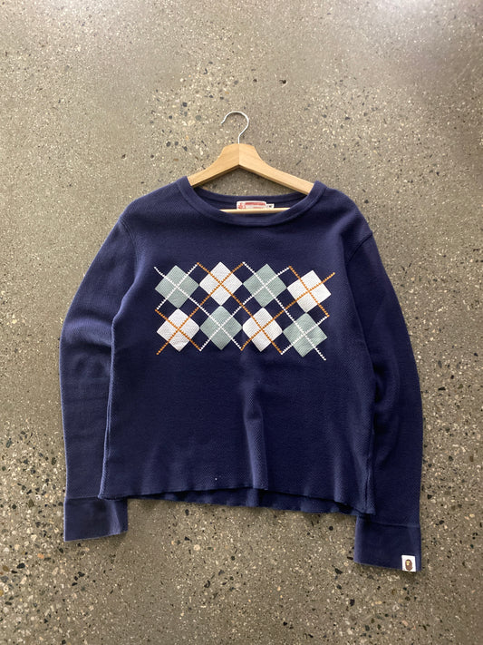 (Womens M) 1990 Bape waffle knit