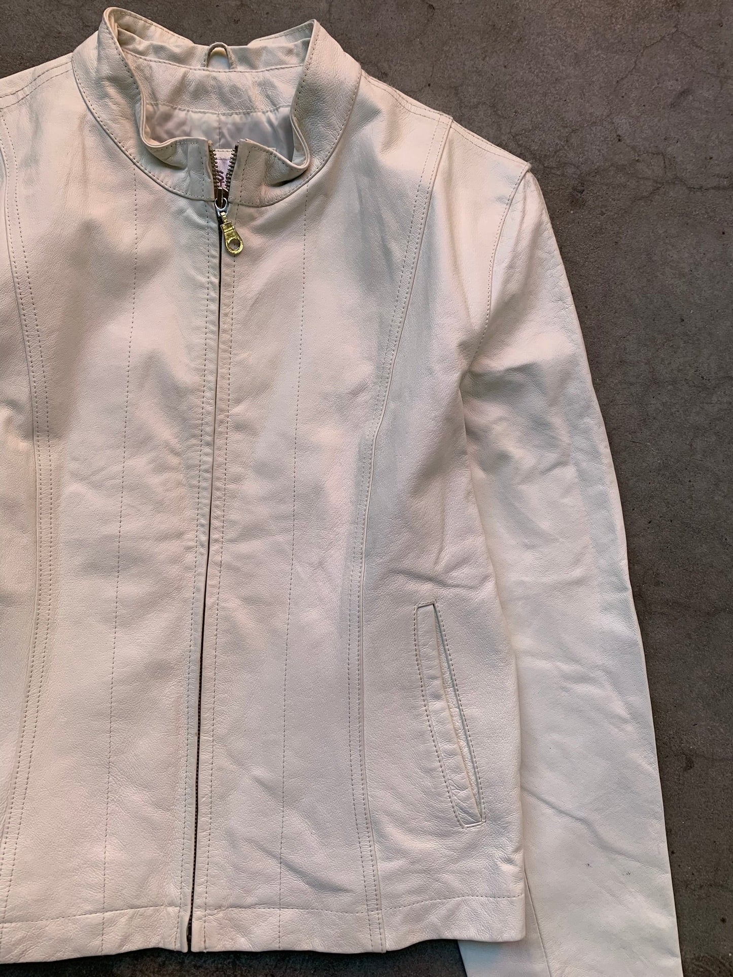 (S) Vintage Wilsons Cropped Leather Jacket