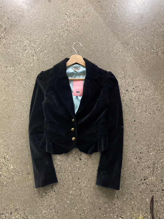 (Womens S)- 1502 - Guess Cropped Blazer