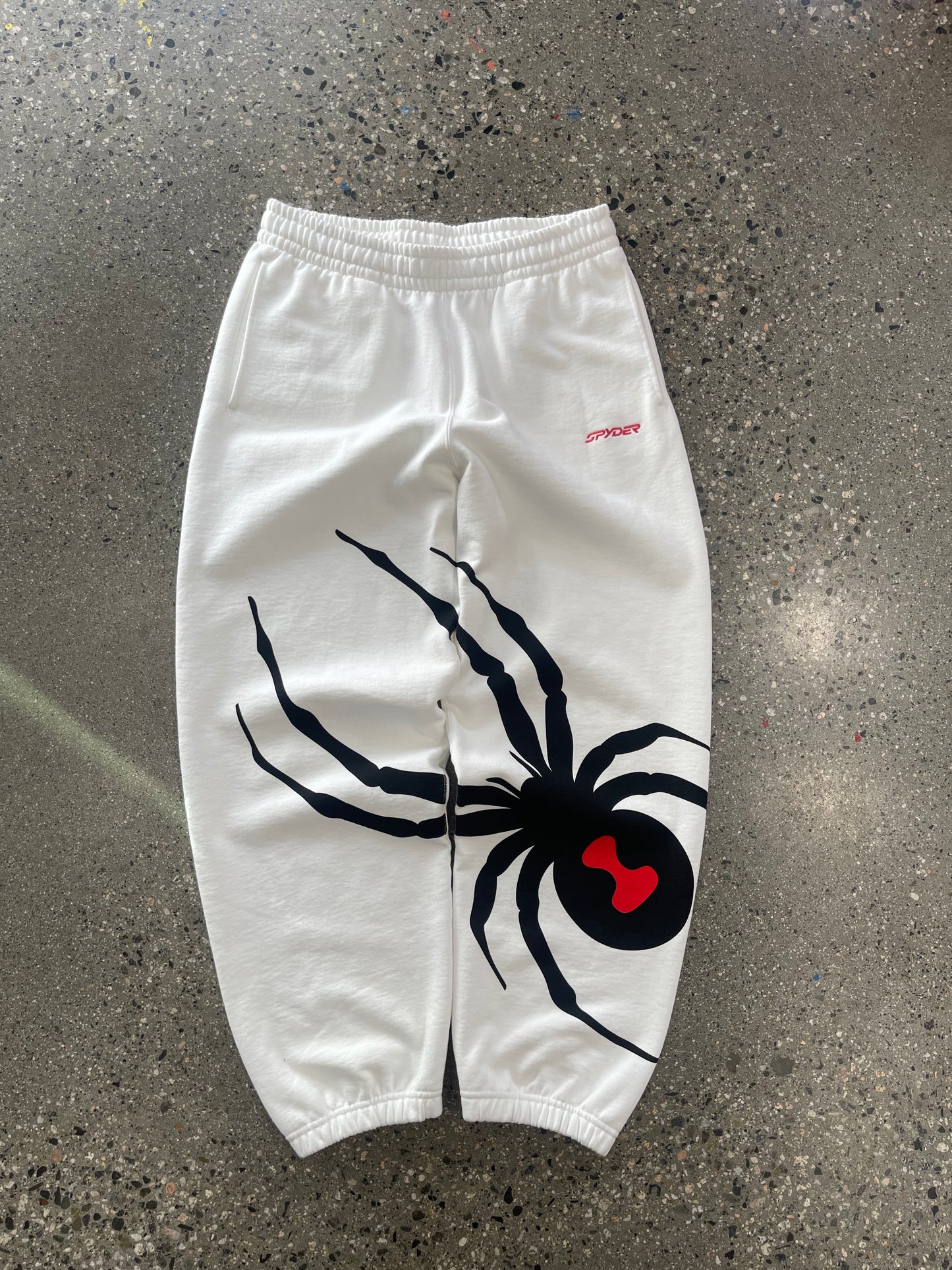 (S/M) Supreme x Spyder White Sweatpants