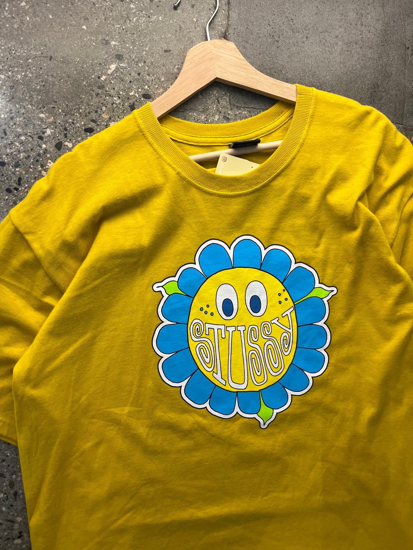(XL) Stussy Flower Centre Graphic T-Shirt