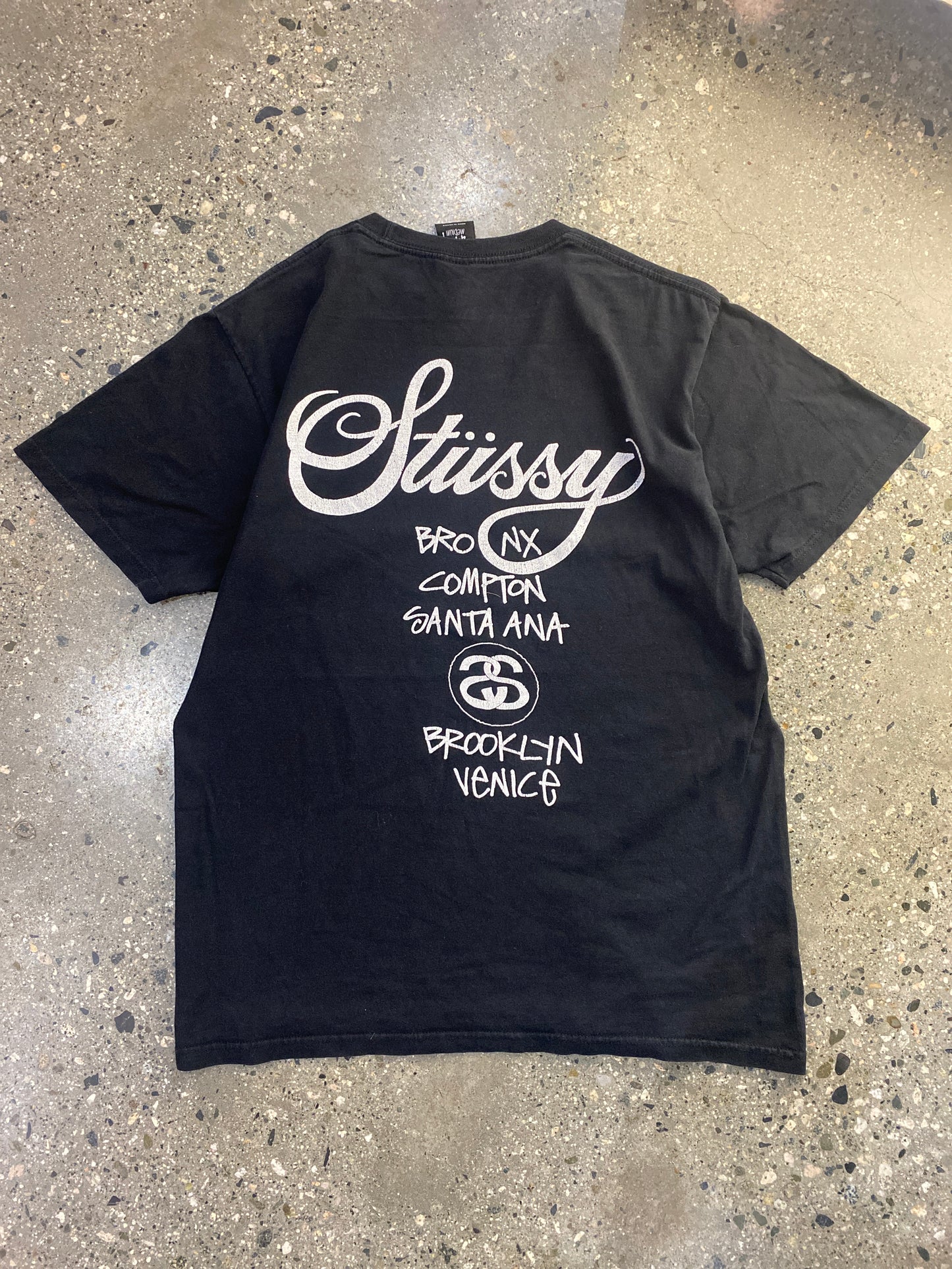 (m) Stussy Cities International Tee Doublesided