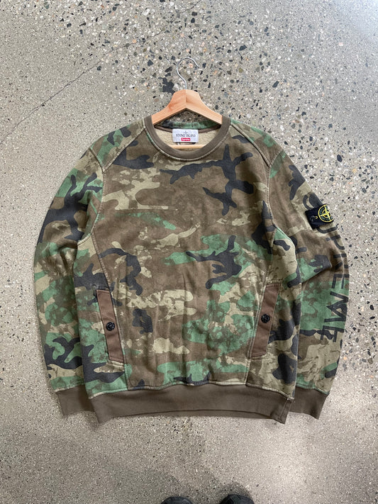 (L) Supreme x Stone Island Woodland Sweater
