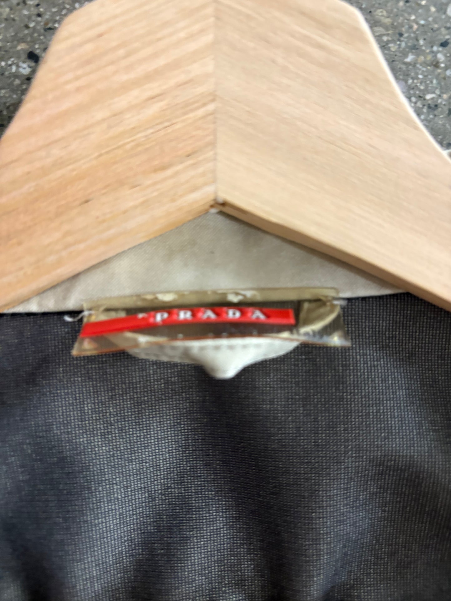 (M) 1990s Prada Goretex Cropped Zip Jacket