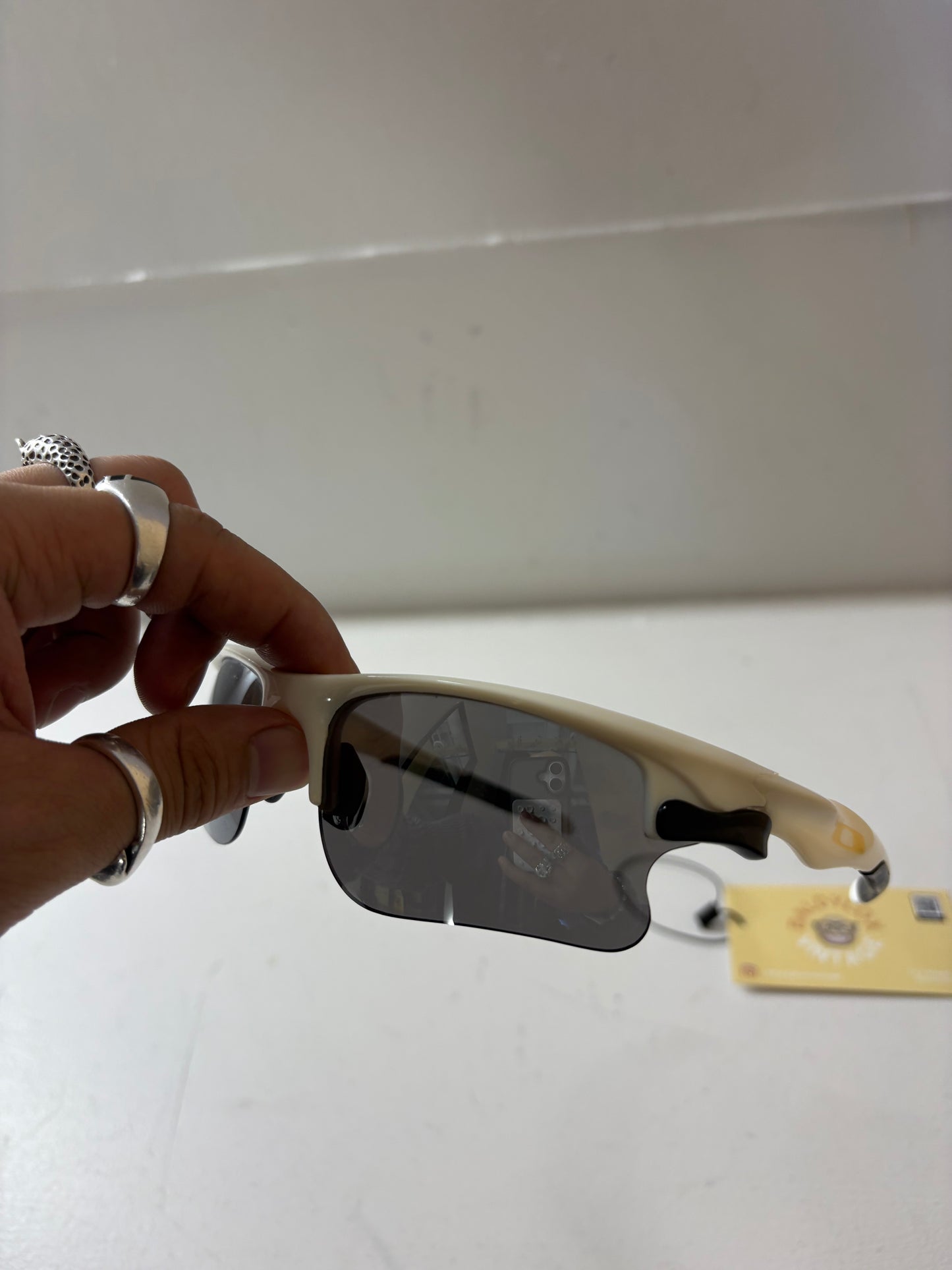 (OS) Oakley Flak Polished White Shades