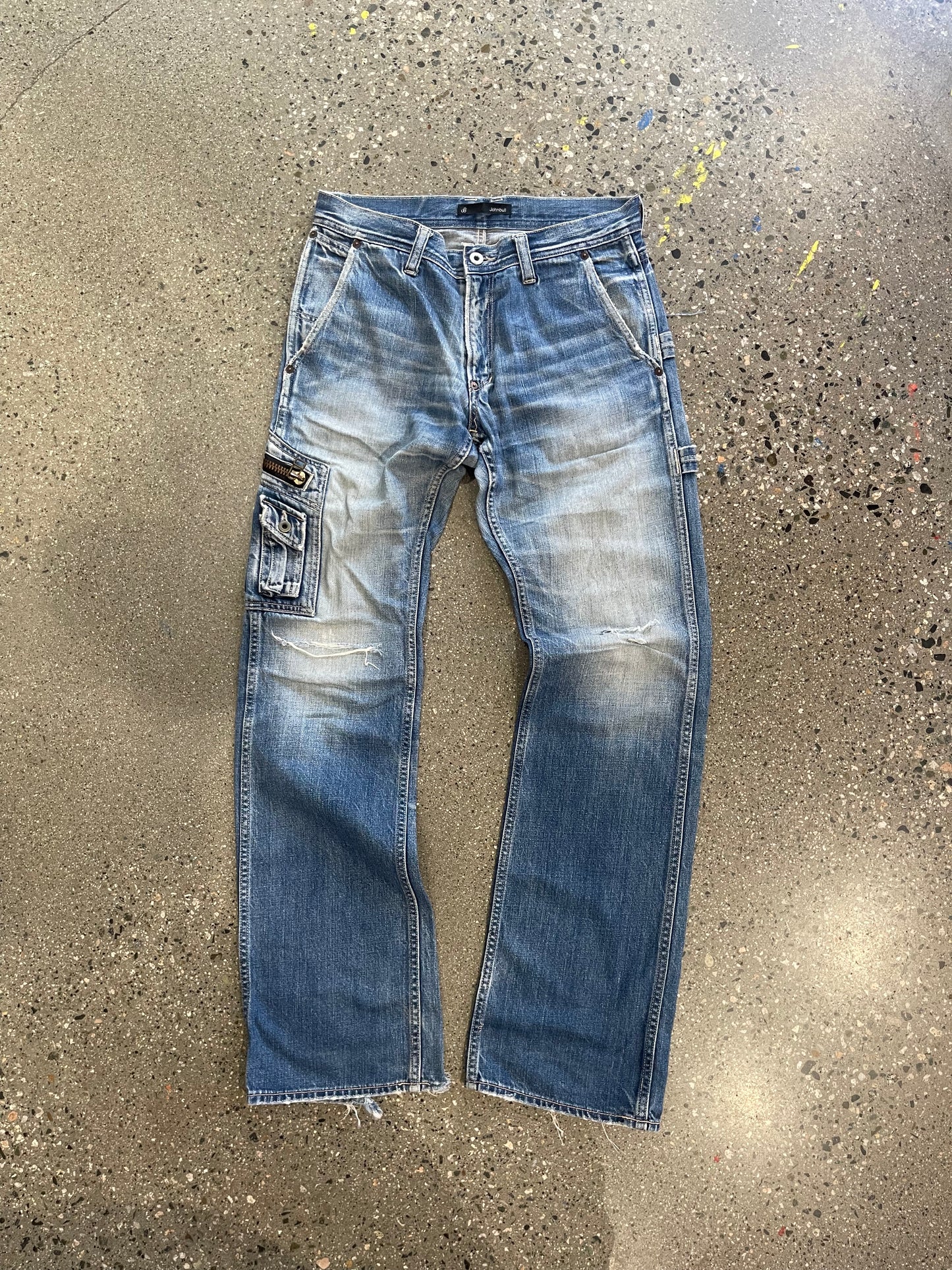 (31”) John Bull Japanese Blue Utility Jeans