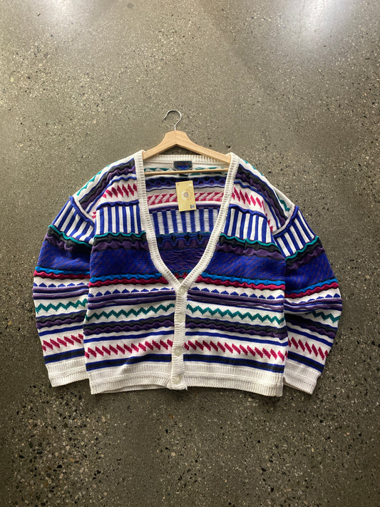 (M/L) Etchings 3D Knit Cardigan