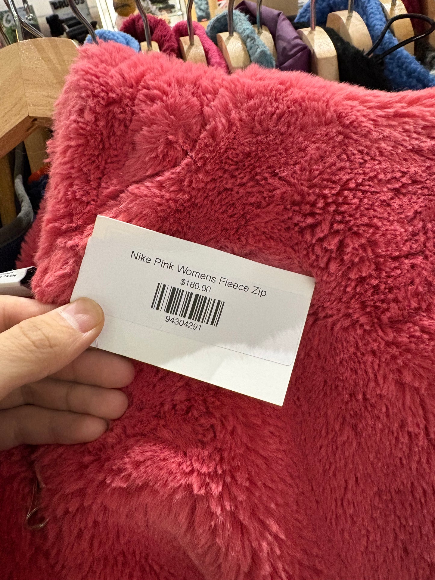 (womens S) Nike Pink Womens Fleece Zip
