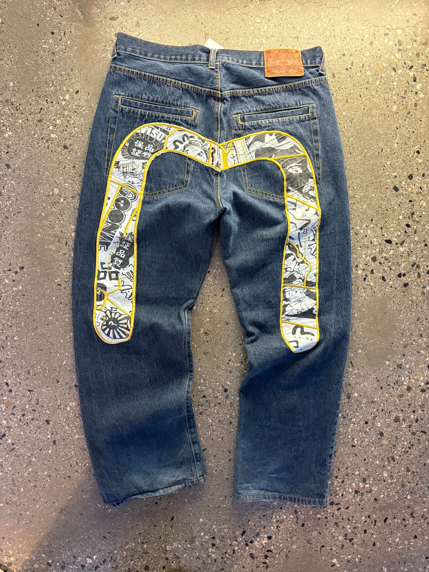 (L) Evisu Daicock Baggy Boot