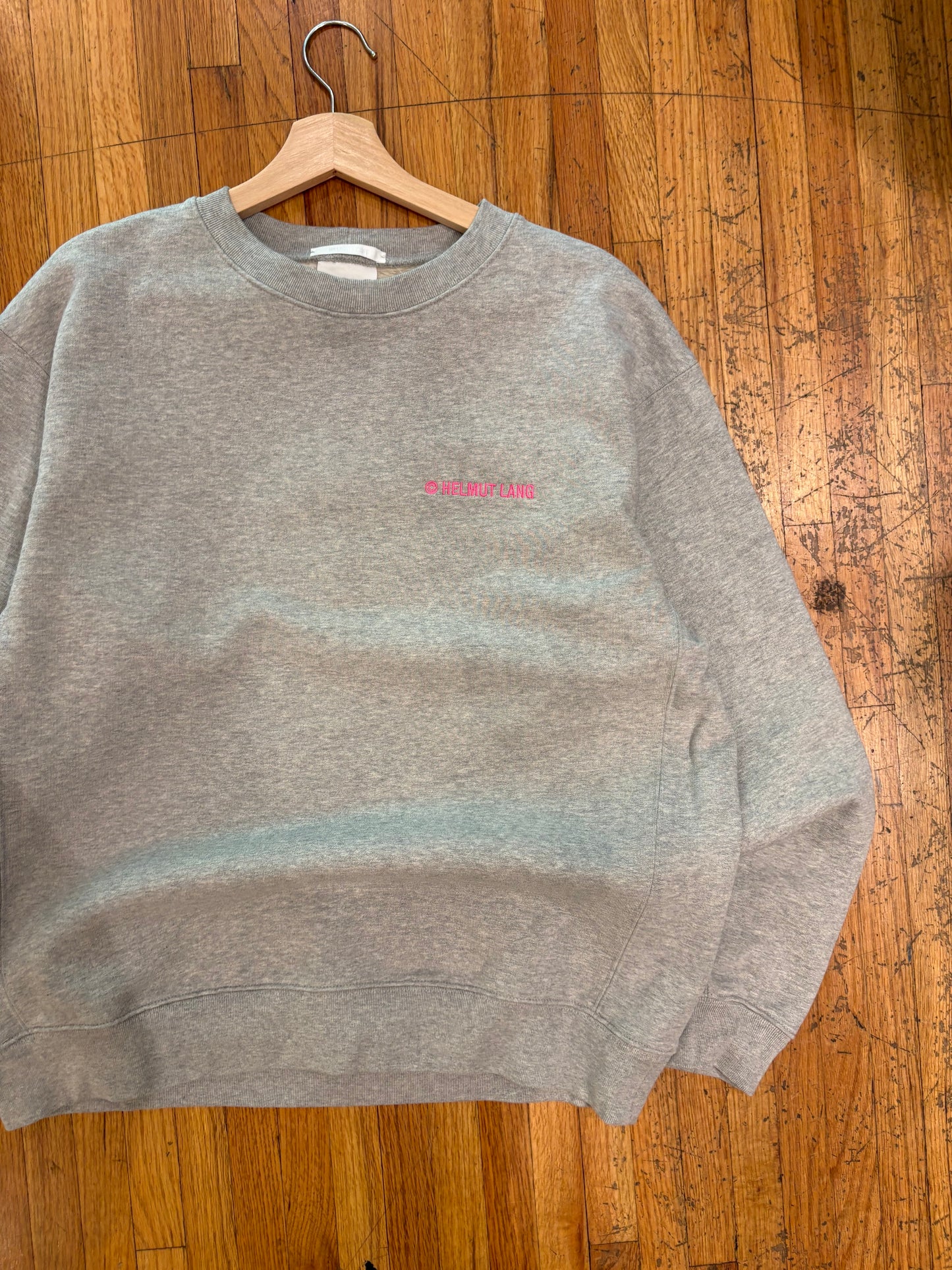 Ar42| (M/L) Helmut Lang Script Crewneck