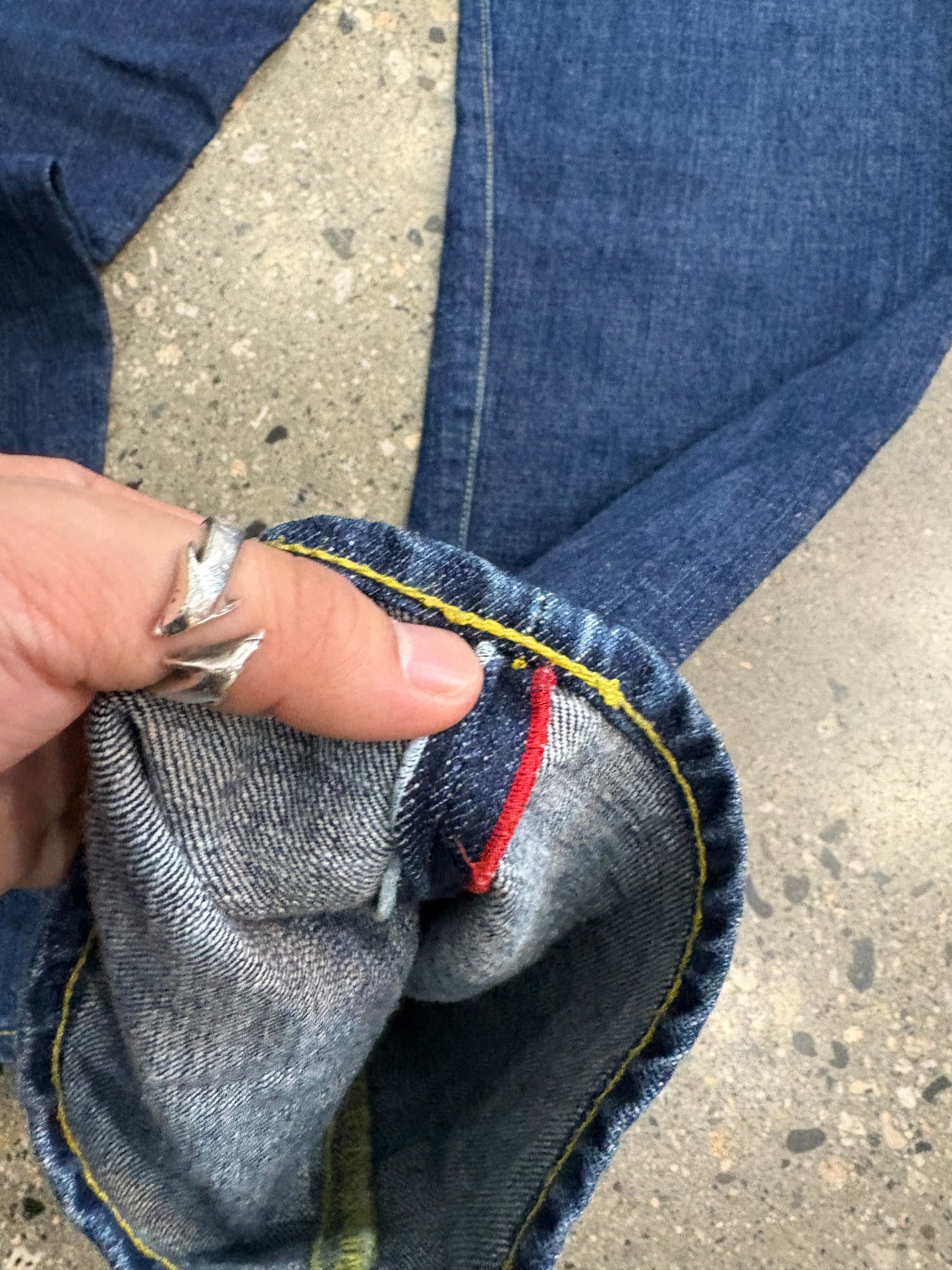 (32” x 35”) Evisu Selvedge Denim