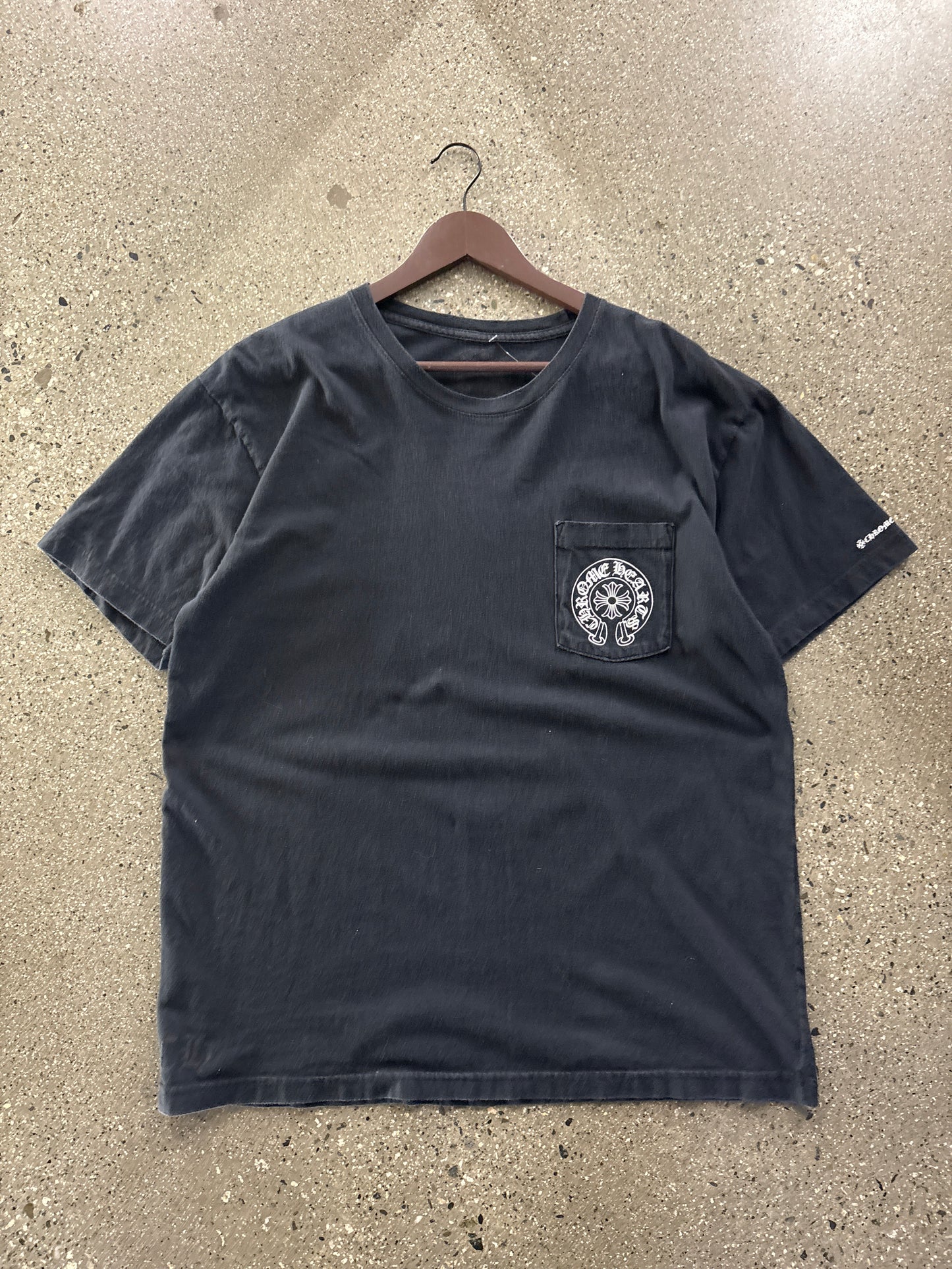 (L/XL) Doublesided Horseshoe Chrome Hearts Tee
