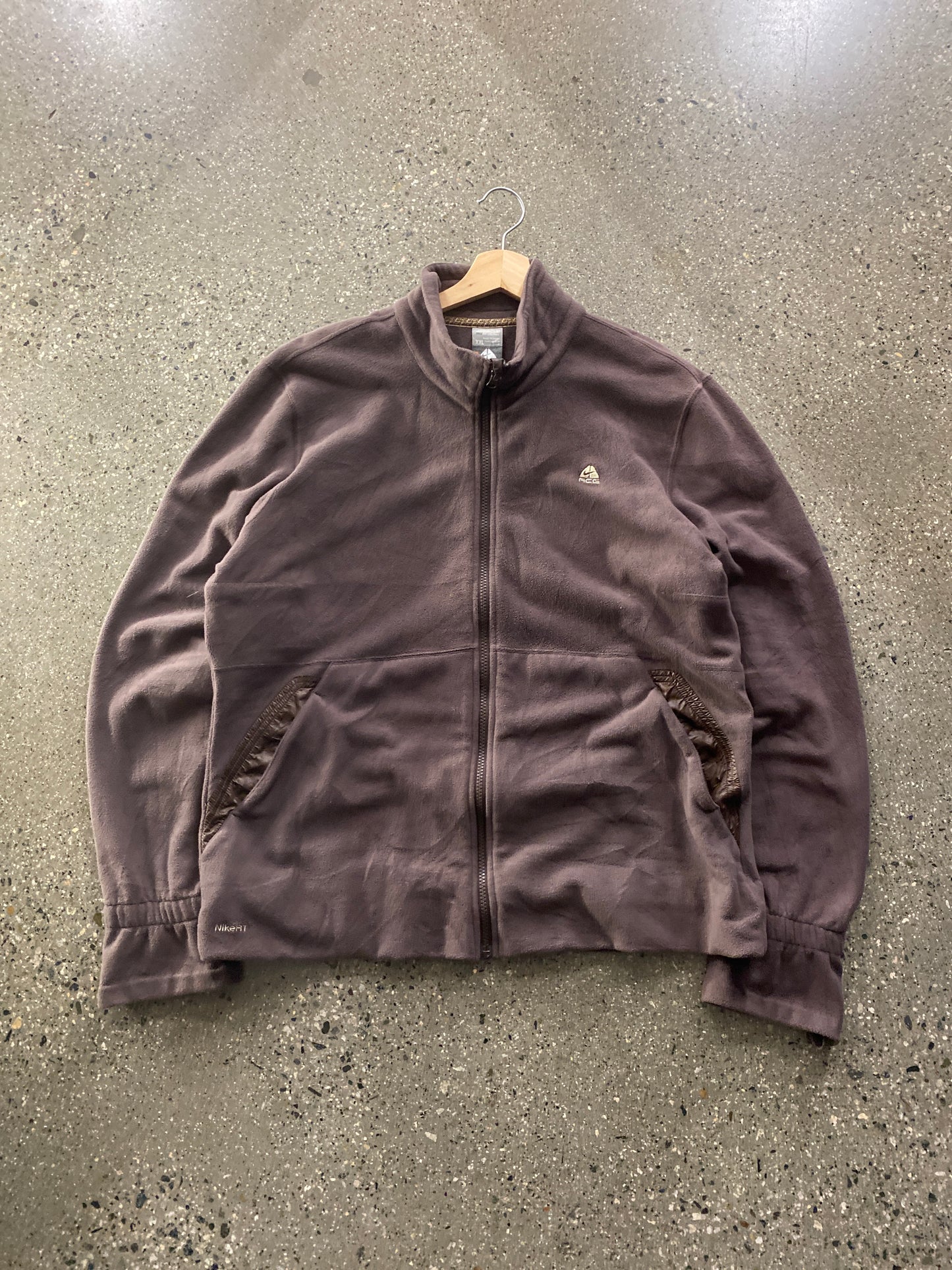 (Womens 2X) Vintage Nike ACG FLEECE BROWN