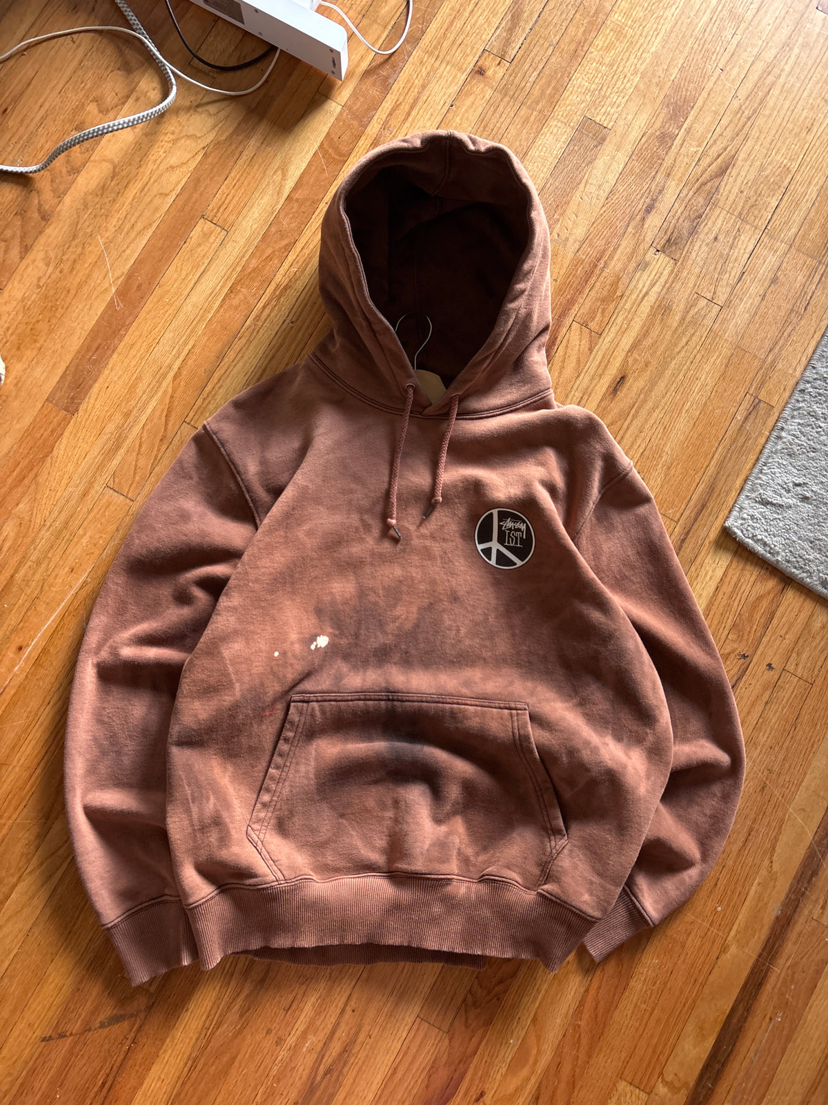 (L) Stussy Brown IST Hoodie