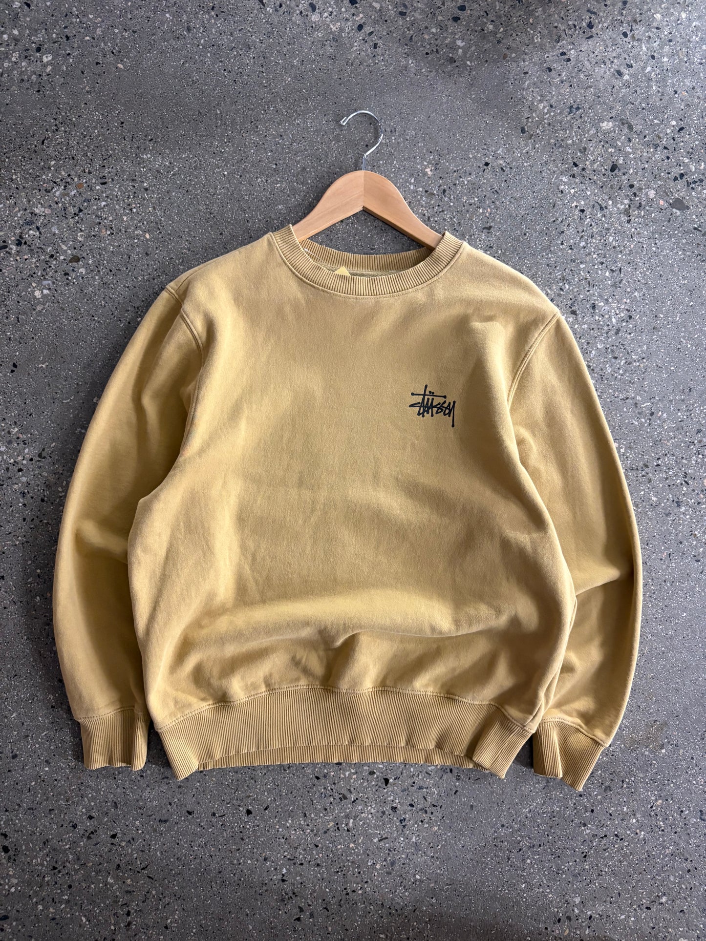 Mustard Stussy Hoodie