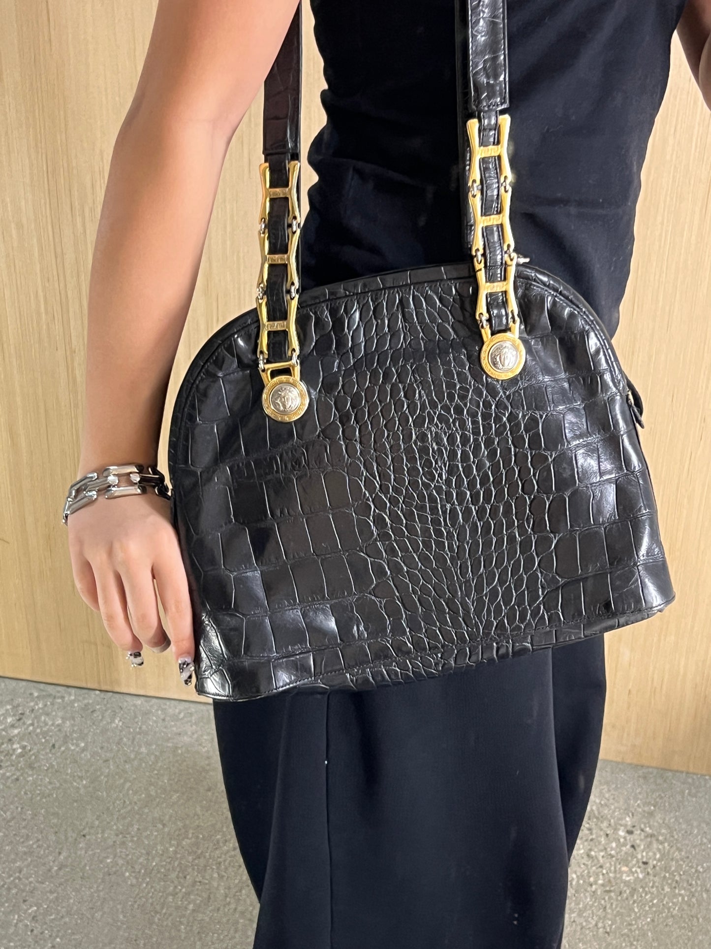 (os) Versace 90’s Leather Bag