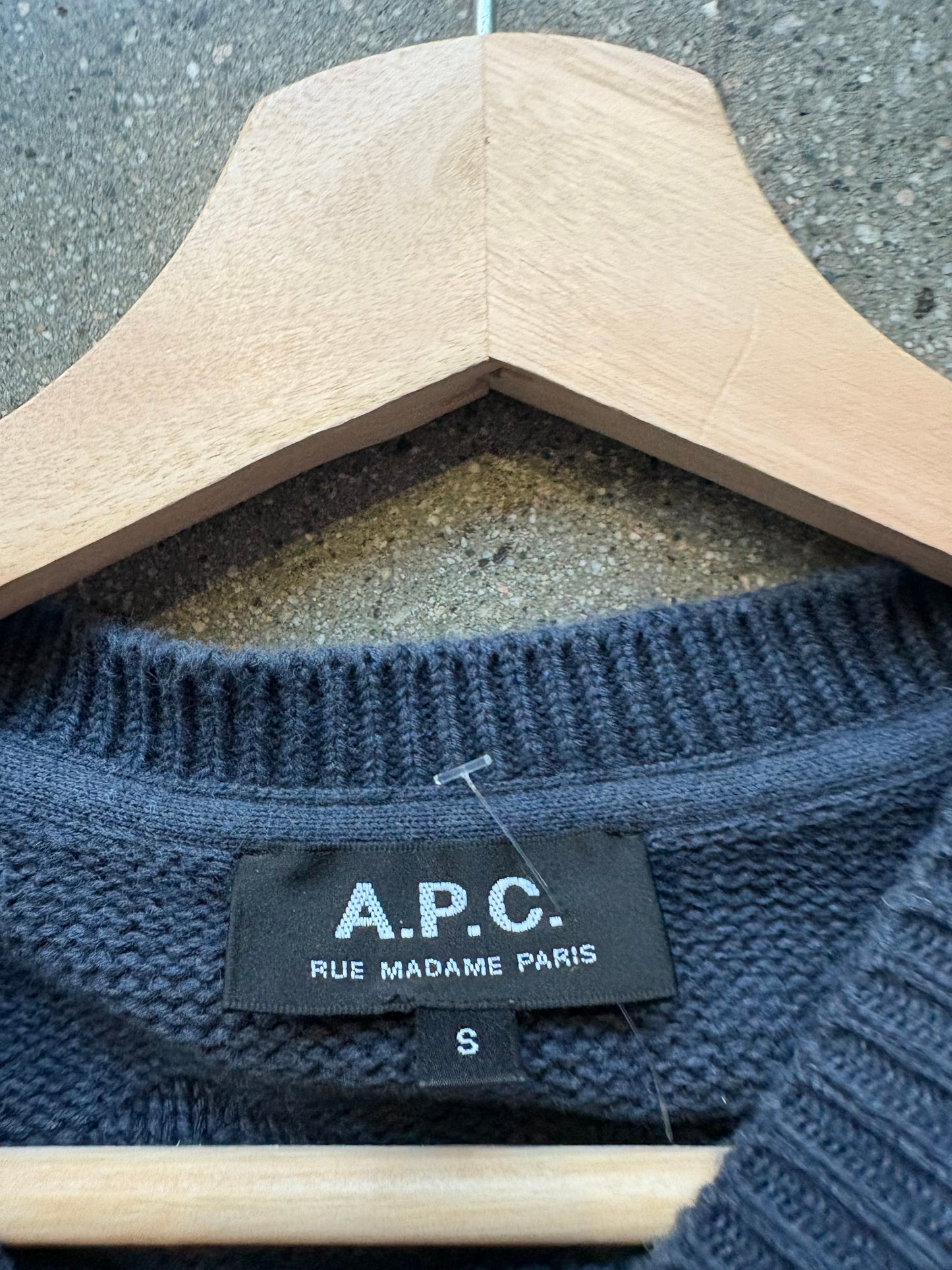 (S) A.P.C Blue Knit