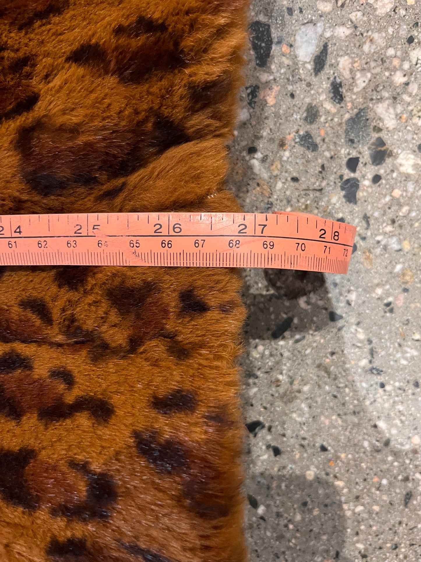(Women’s S) J Percy for Marvin Richards Genuine Rabbit Fur Leopard Print Coat