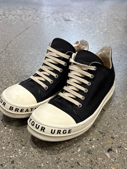 (EU40) Rick Owens DRKSHDW Ramones Lows **retail $880
