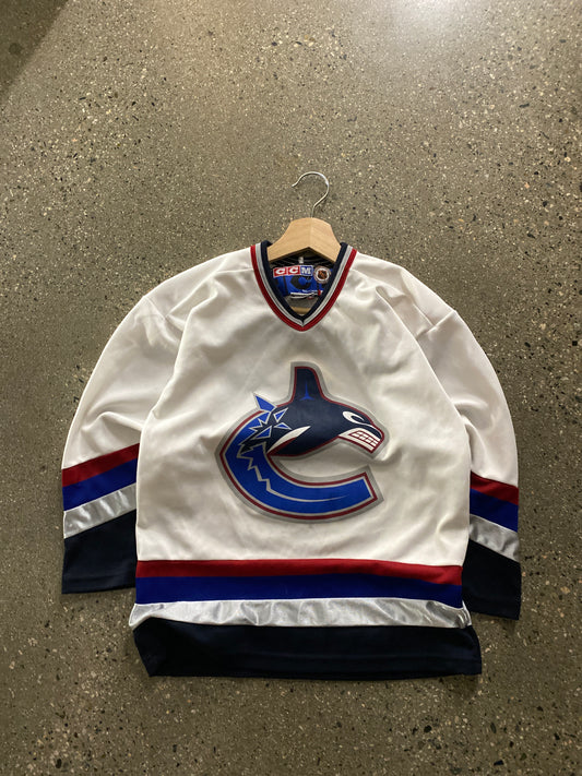 (XXS) CCM Vancouver Canucks Jersey ( stains )