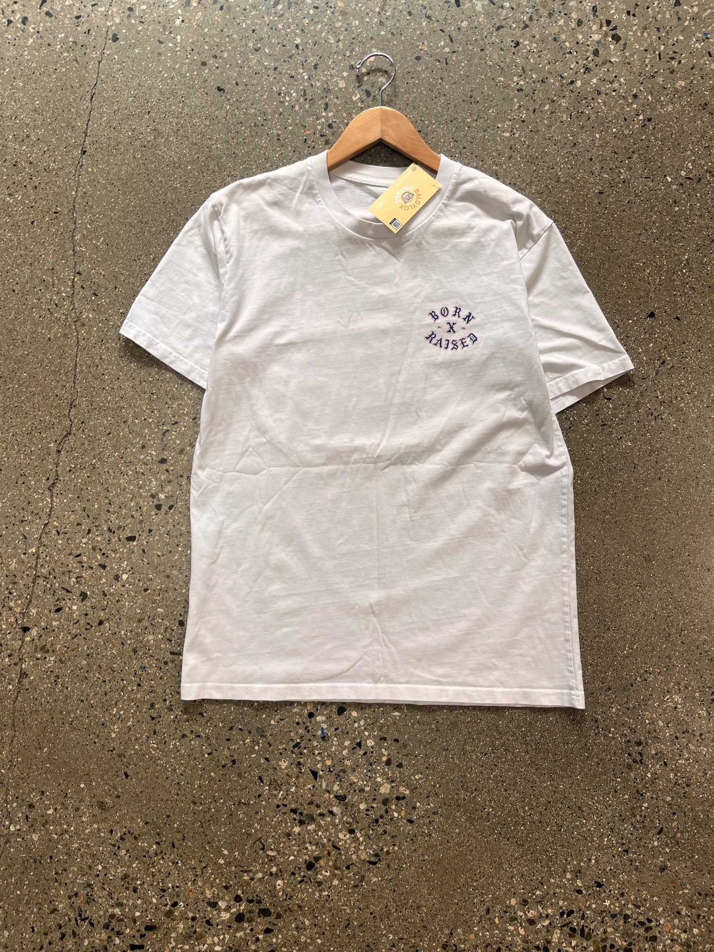 (L) Born x Raised Tee White
