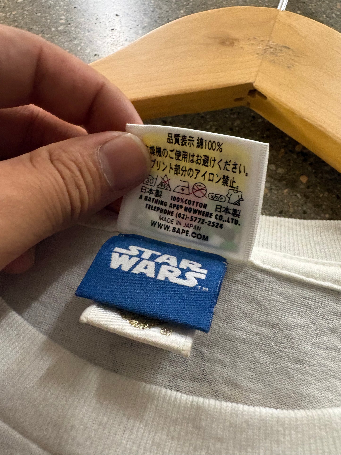 (XL) Starwars x Bape Anniversary 2012