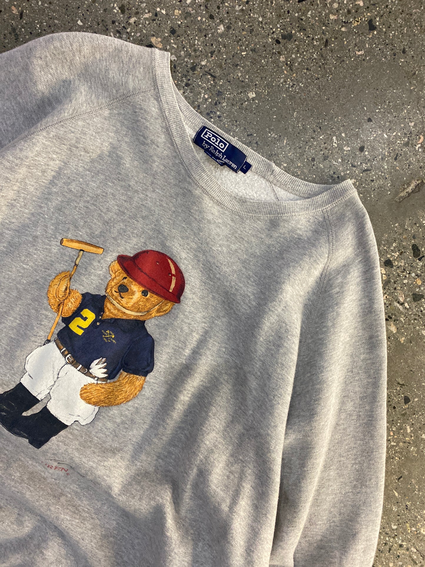 (L/XL) Polo Bear Crewneck