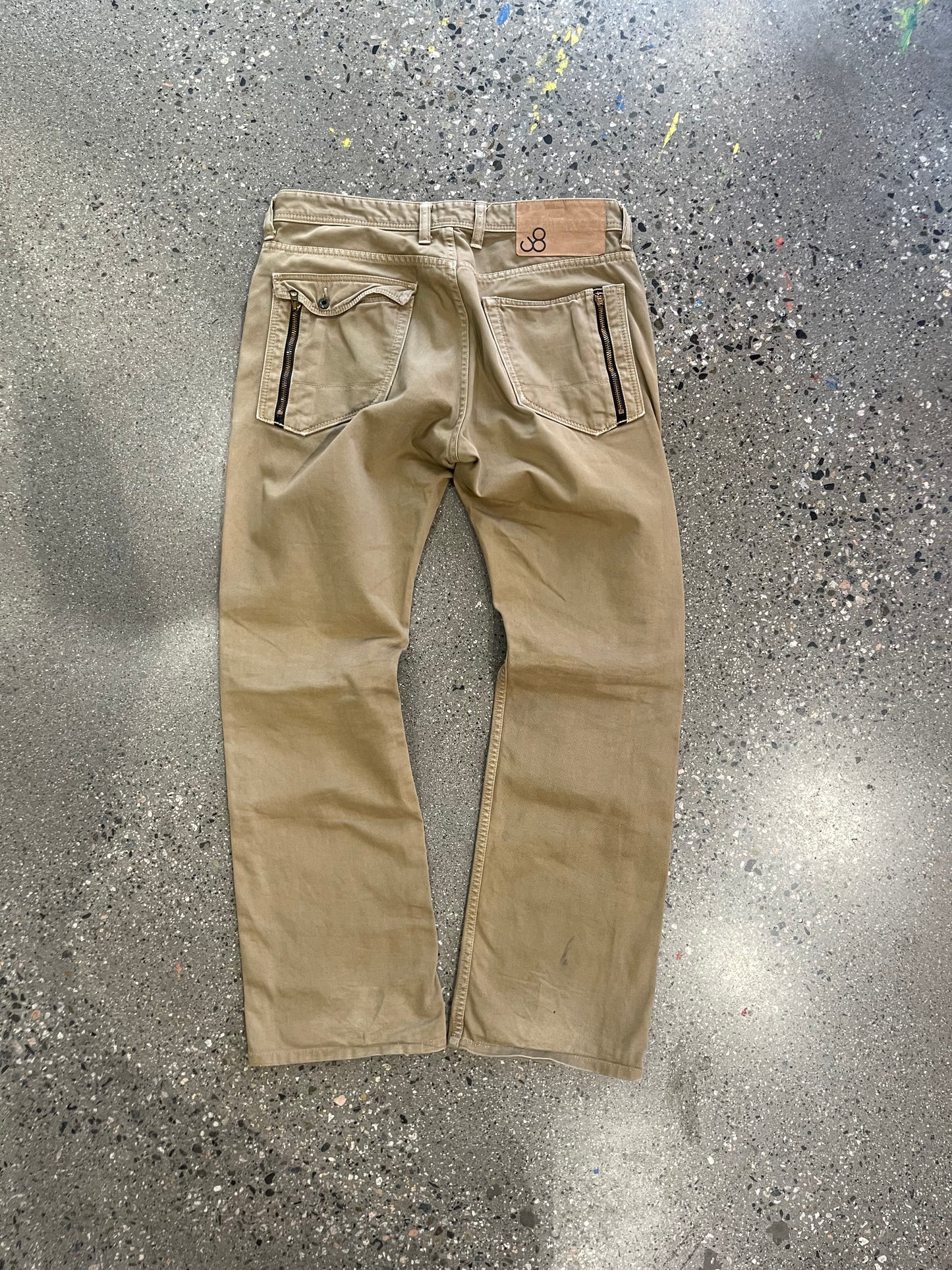 (34”) John Bull Olive Jeans