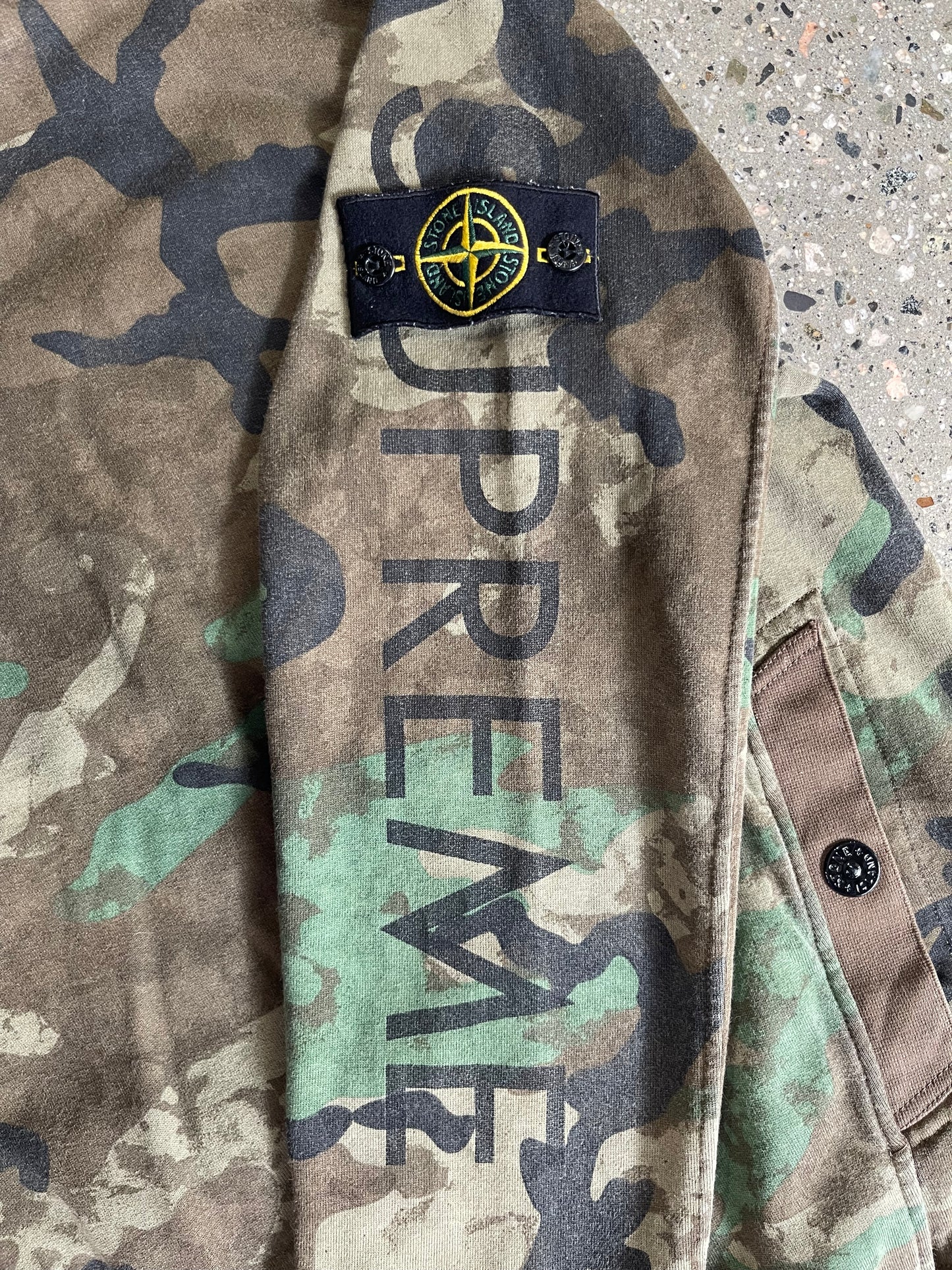 (L) Supreme x Stone Island Woodland Sweater