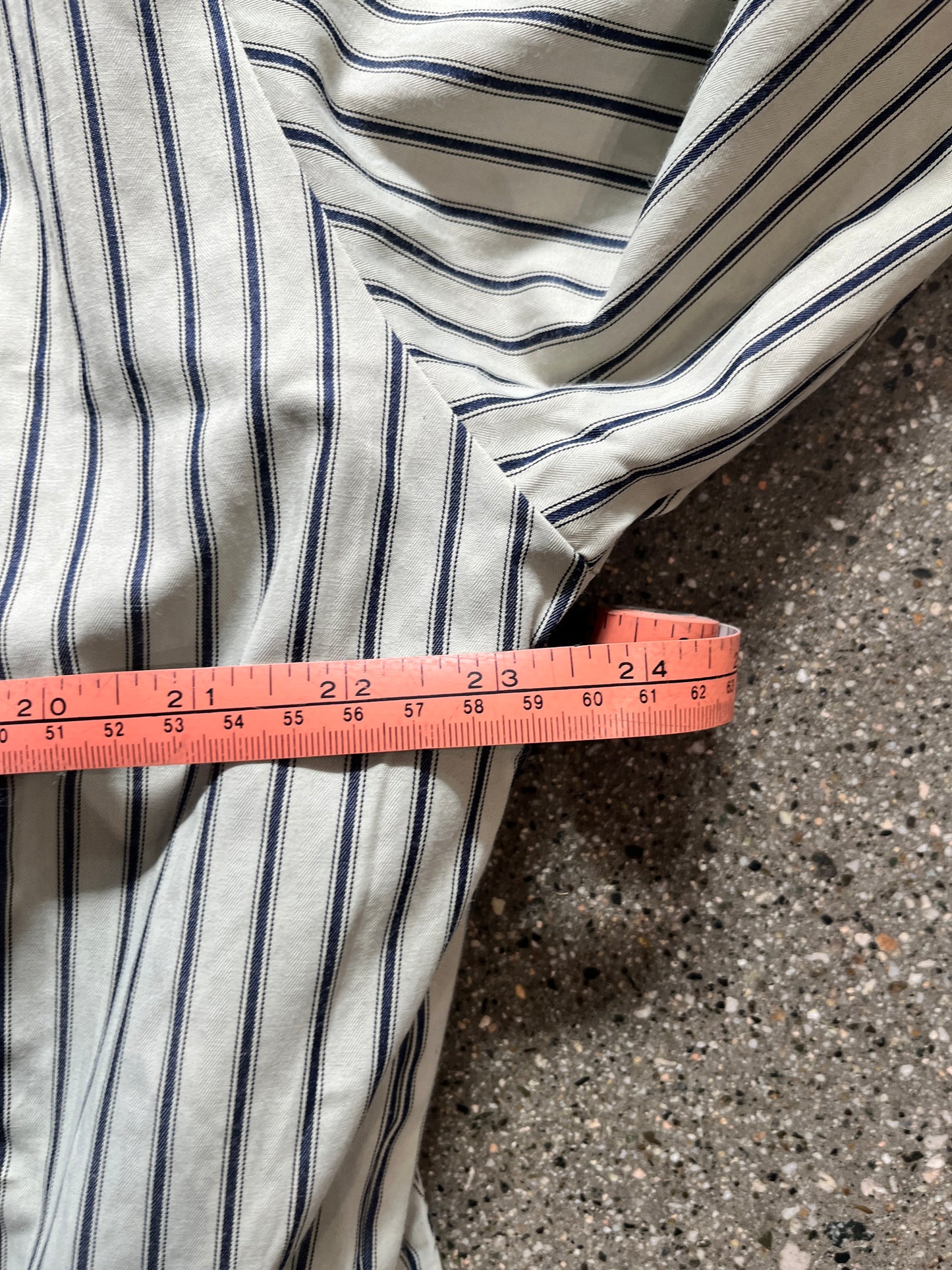 (M) Basketcase Gallery Striped Cropped Jacket