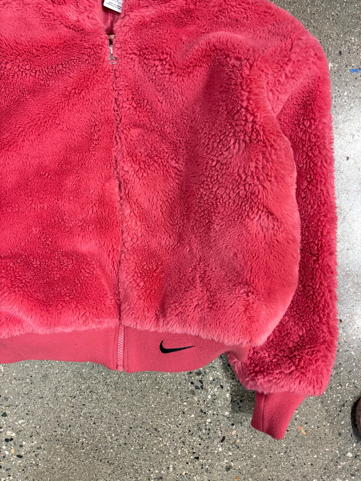 (womens S) Nike Pink Womens Fleece Zip