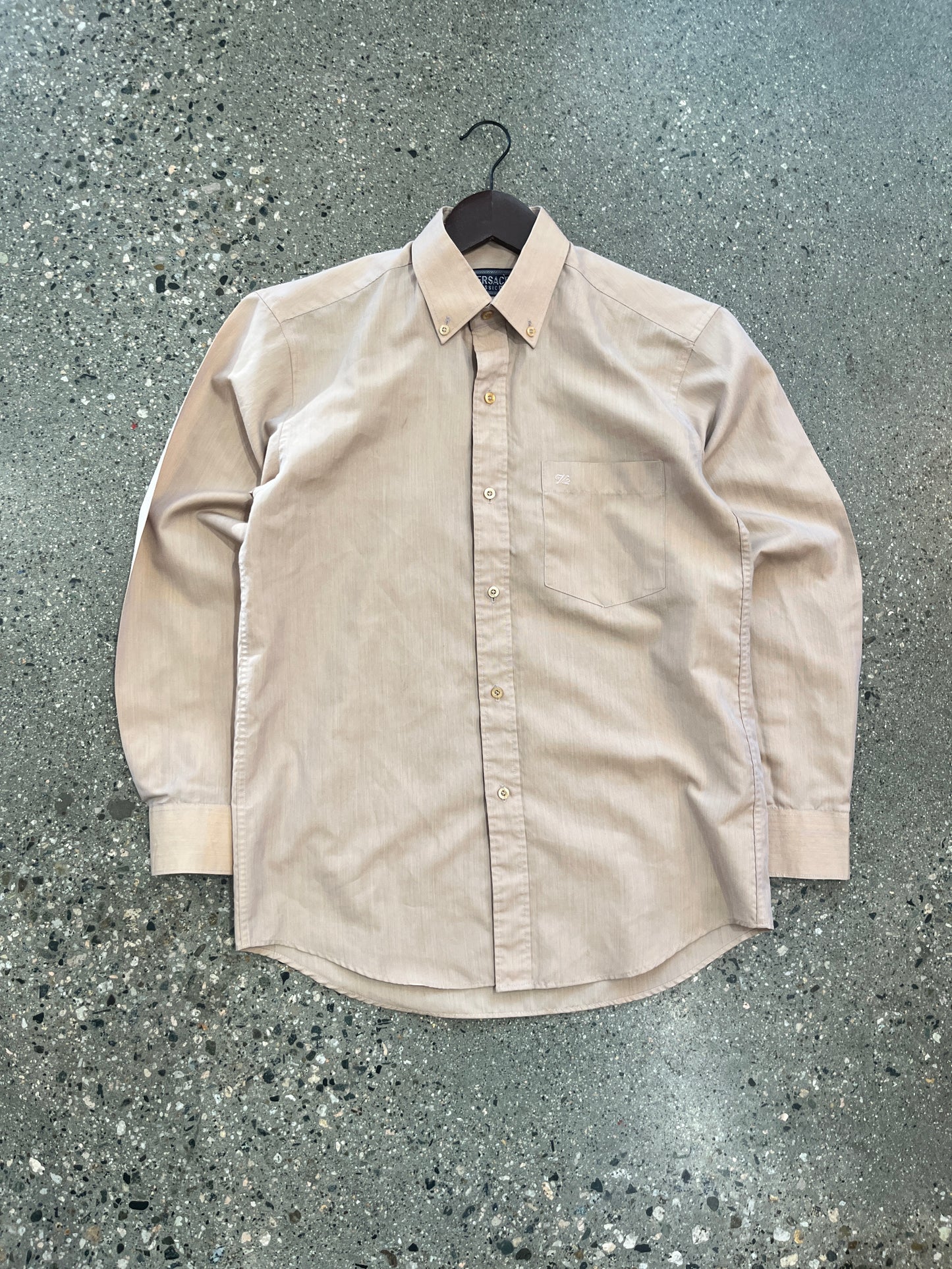 (S/M) Vintage Versace Button Up Shirt