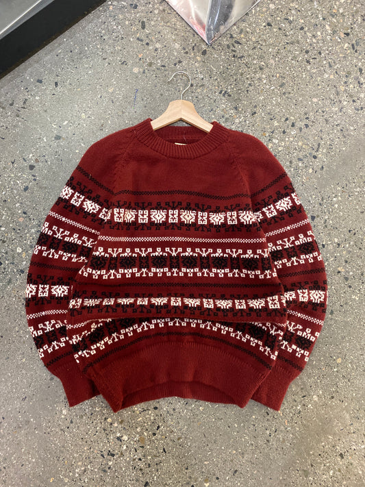 (s) Bf22 - red knit