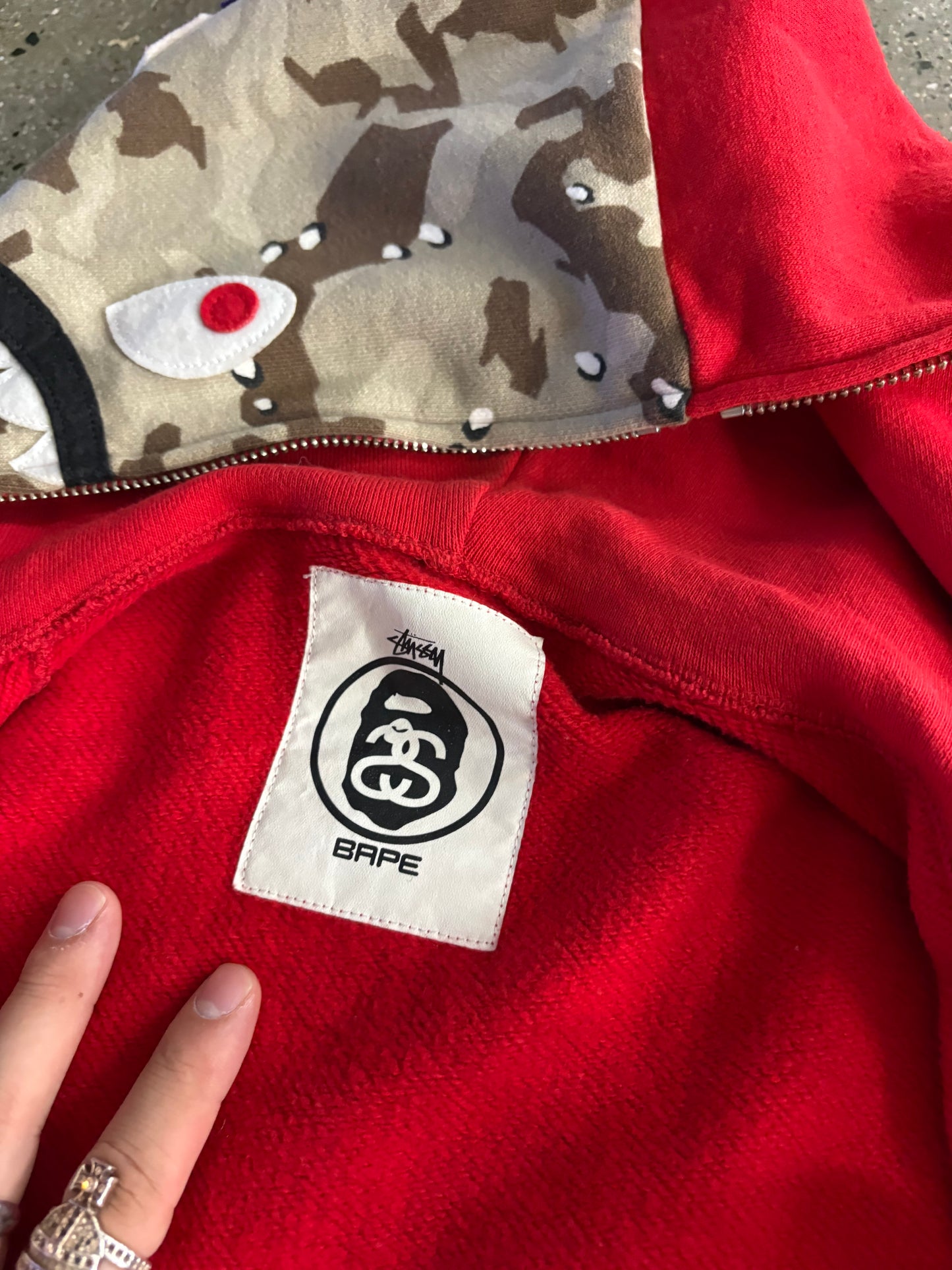(S) Bape x Stussy 2013 Full Zip