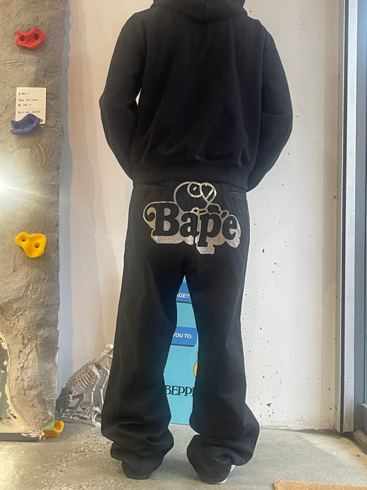 A197 - 38W Bape x Baby Milo Script Baggy Denim