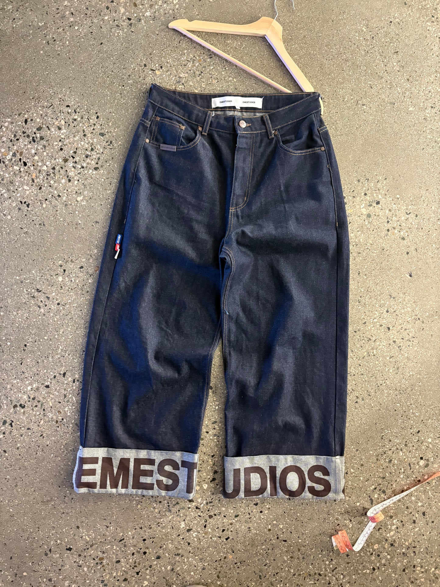 32” Emes Studio Jeans Turned Raw Jeans