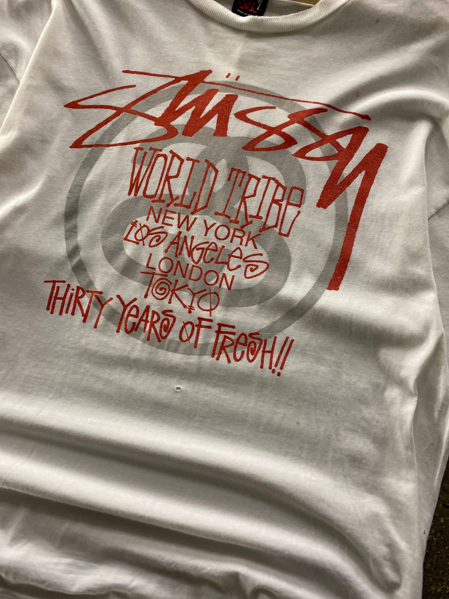 (XL) (theerzy.co) 2010 Stussy World Tribe Tee ( as is )