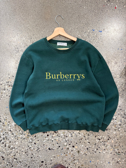 (S/M) Hunter Green Burberry crewneck