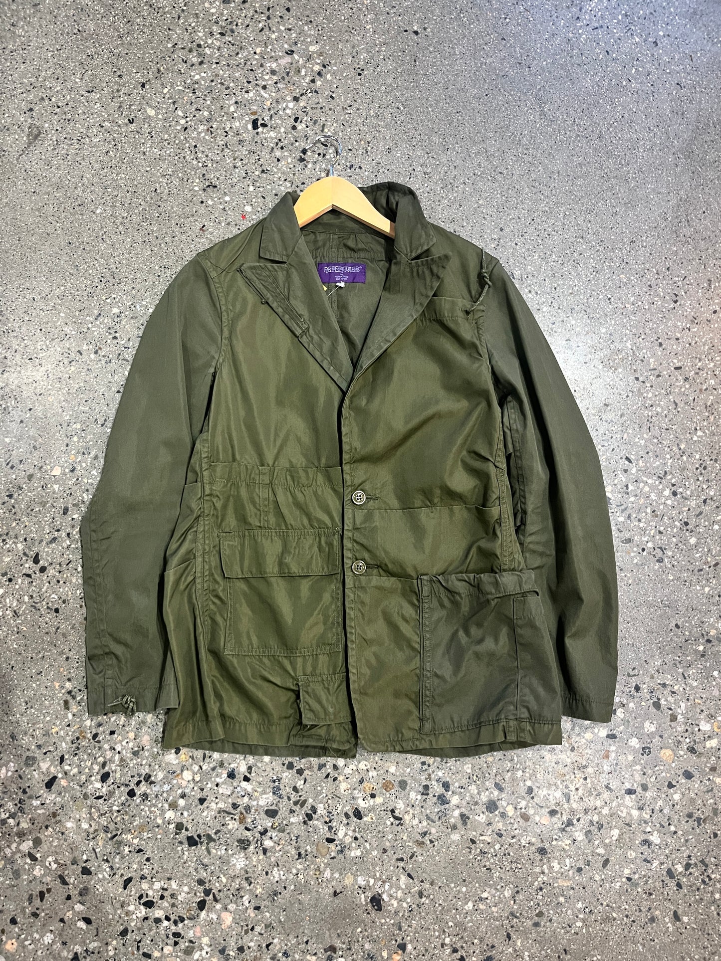 (S) Nepenthes Green Military Blazer - Made in USA