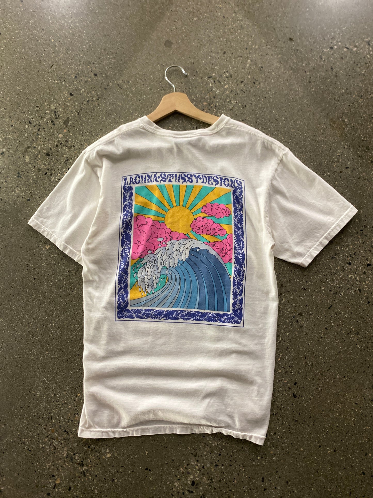 (M) Stussy Designs Laguna Tee Doublesided
