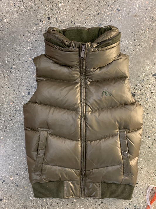 (Womens M) Evisu Puffer Vest