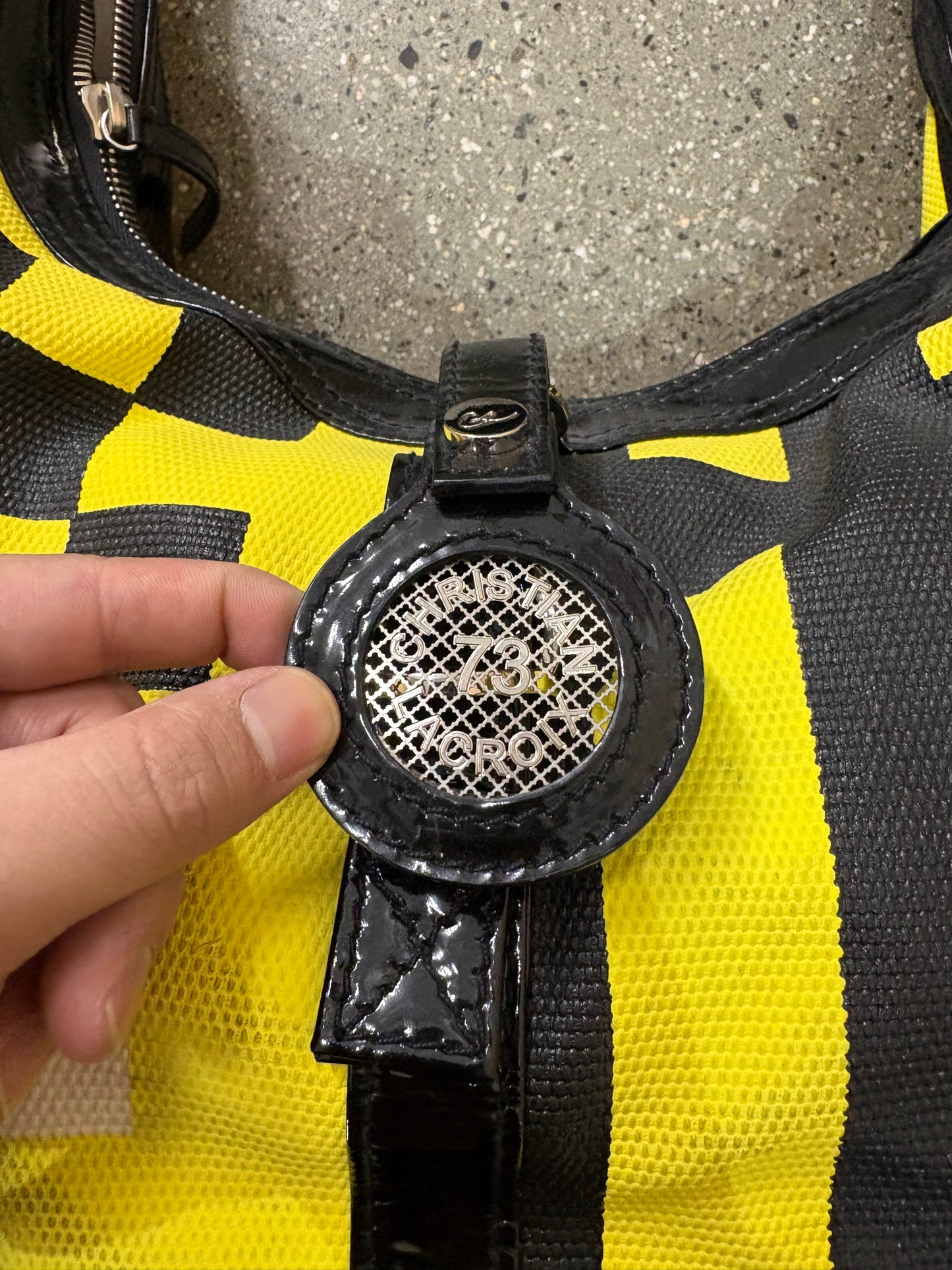 Christian Lacroix Yellow Bag