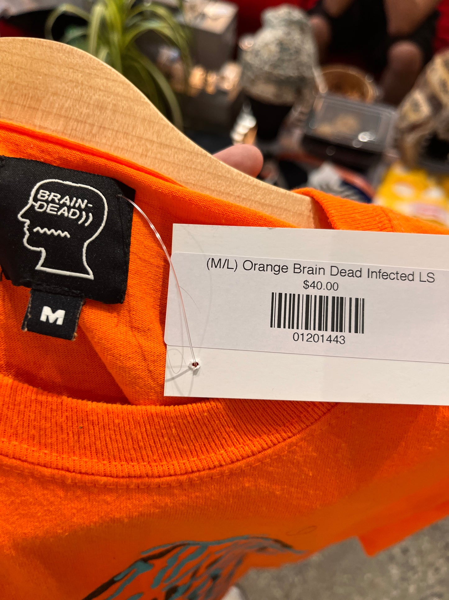 (M/L) Orange Brain Dead Infected LS