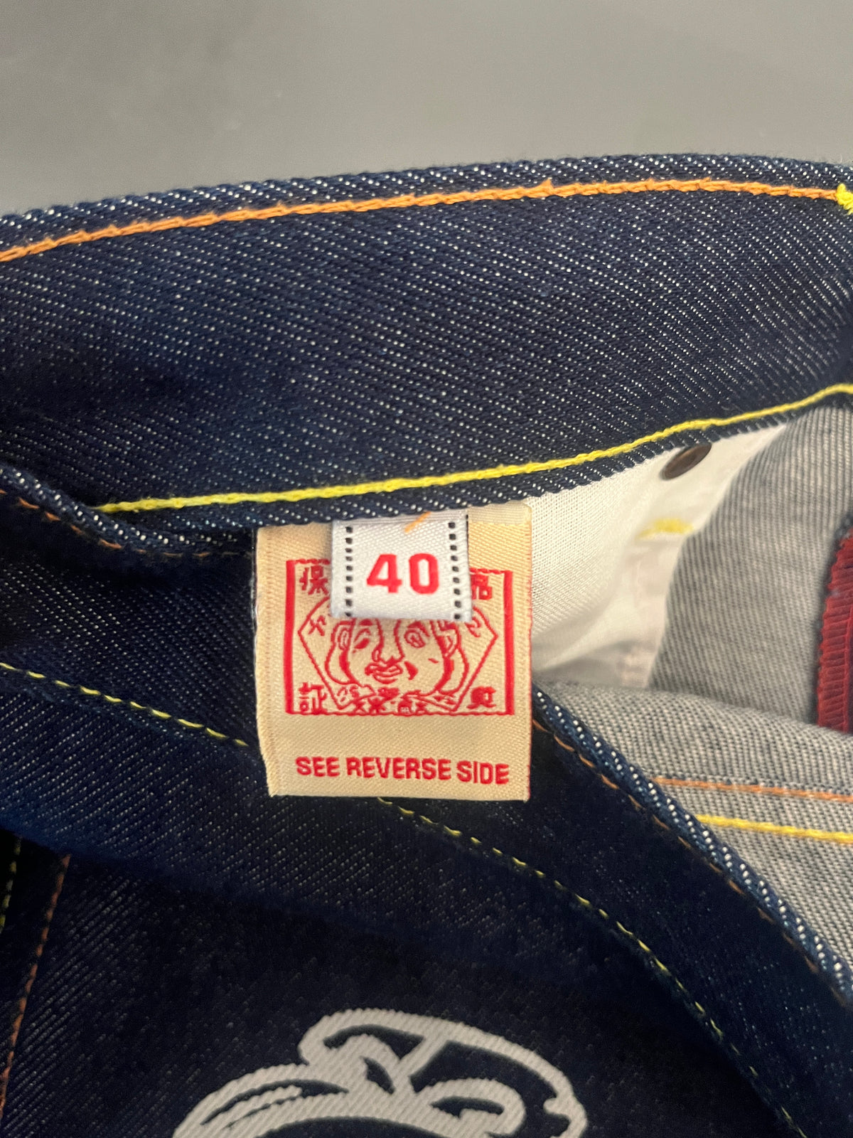 (XXL) (40”) Evisu Daicock Jeans