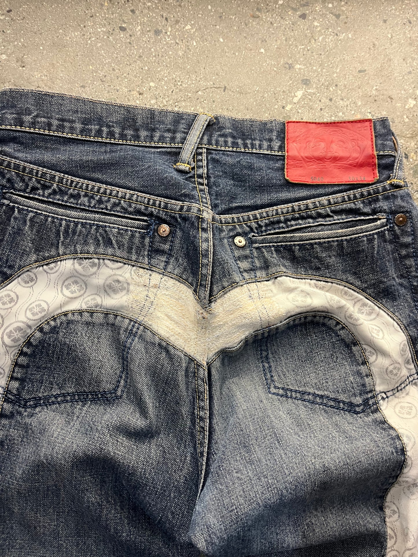 (30”) 00s Evisu Daicock Japanese Denim